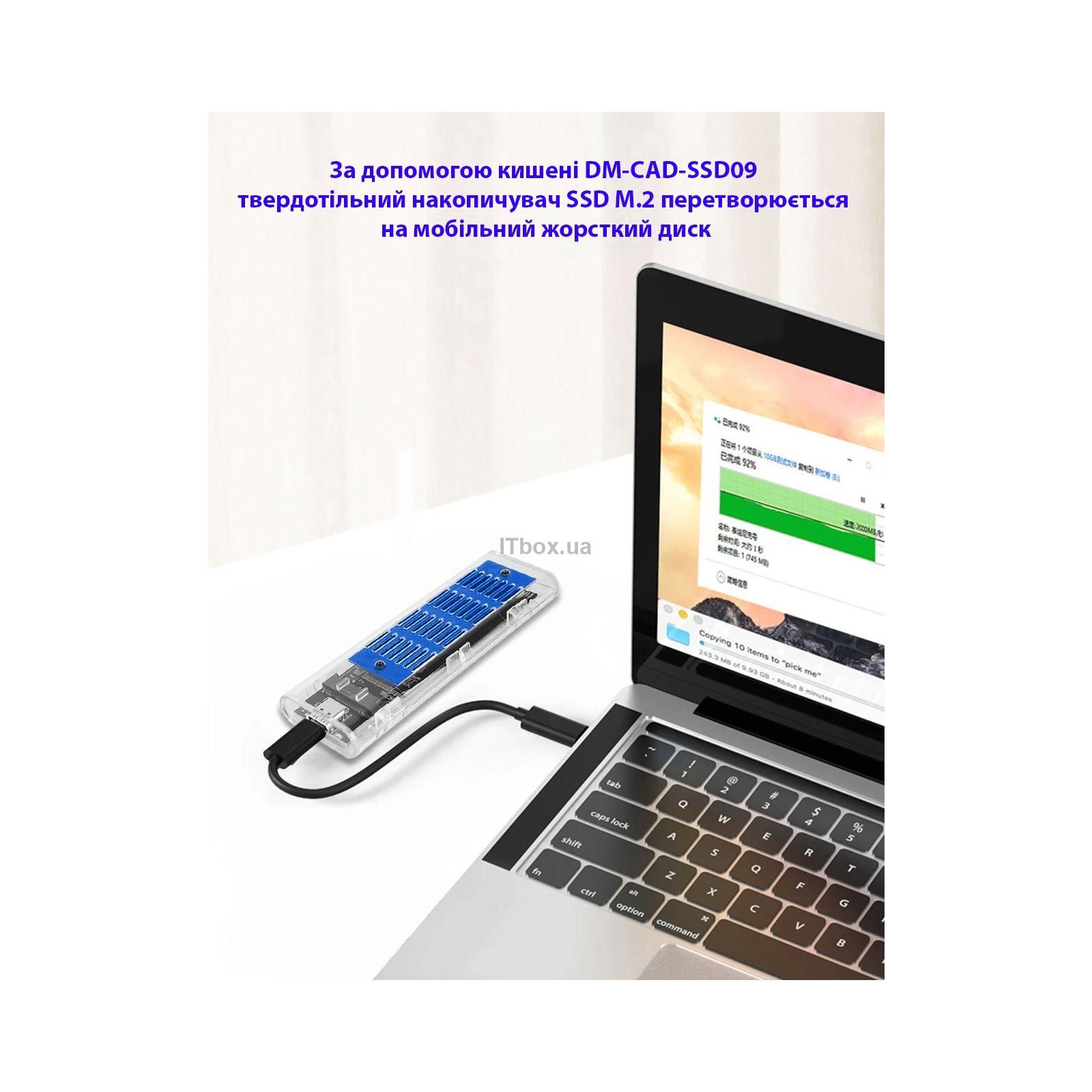 Dynamode M.2 SSD NVMe/SATA combo ч-з USB3.2 GEN2 Type-C DM-CAD-SSD09 ⏩ ...