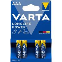 Батарейка Varta AAA Longlife Power лужна * 4 Фото