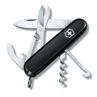 Нож Victorinox Compact 91 мм Чорний Фото