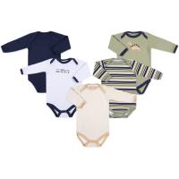 Боді дитяче Luvable Friends 5 шт з довгими рукавами для хлопчиків Фото