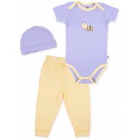 Набір дитячого одягу Luvable Friends из бамбука фиолетовый для девочек Фото