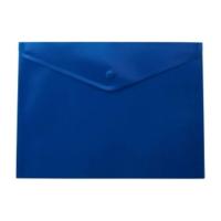 Папка - конверт Buromax А5, with a button, blue Фото