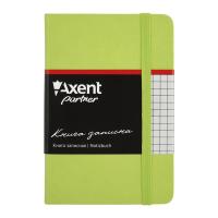 Книга записна Axent Partner, 95*140, 96sheets, square, light green Фото
