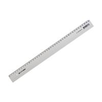 Линейка Buromax 40см, plastic, transparent, blister Фото