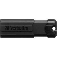 USB флеш накопичувач Verbatim 128GB PinStripe Black USB 3.0 Фото