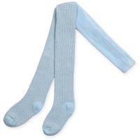 Колготки детские Bibaby для девочек в точечку голубые Фото