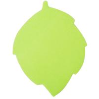 Бумага для заметок Buromax with adhesive layer "Leaf", 50 sheets, NEON colors Фото