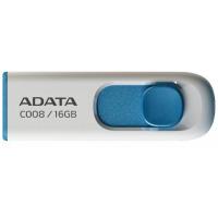 USB флеш накопичувач ADATA 16GB C008 White USB 2.0 Фото