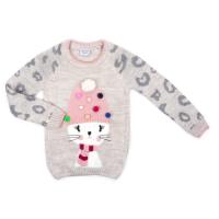 Кофта дитяча Breeze з котиком в шапочці Фото