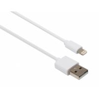 Дата кабель Vinga USB 2.0 AM to Lightning PVC 1m white Фото