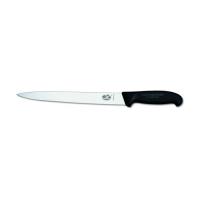 Кухонный нож Victorinox Fibrox для нарезки 25 см, черный Фото