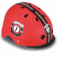 Шлем Globber с фнариком (XS/S) Гонки красный Фото