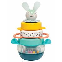 Розвиваюча іграшка Taf Toys пирамидка Кролик коллекция Полярное сияние Фото