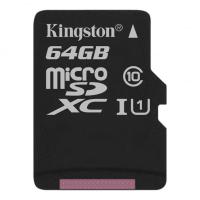 Карта памяти Kingston 64GB microSDXC Class 10 Canvas Select Plus 100R A1 Фото