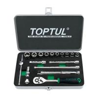 Набор инструментов Toptul дюймових 1/4" 18од. 3/16"-9/16" Фото
