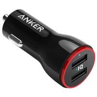 Зарядний пристрій Anker PowerDrive 2 24W 2xUSB V3 (Black) Фото