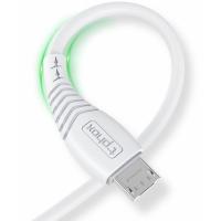 Дата кабель T-Phox USB 2.0 AM to Micro 5P 1.2m Nature T-M830 White Фото