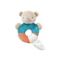 Погремушка Nattou Мишка Базиль Фото