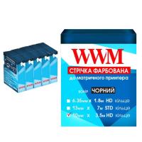 Стрічка до принтерів WWM 10мм х 3.5м HD к. Black*5шт Фото