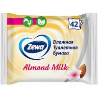 Туалетная бумага Zewa Almond Milk 42 шт Фото