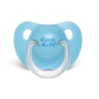 Пустышка Suavinex Смысл жизни, 18+ мес голубой Фото