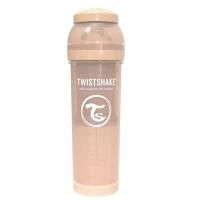 Пляшечка для годування Twistshake антиколиковая 330 мл, бежевая Фото