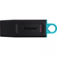 USB флеш накопичувач Kingston 64GB DataTraveler Exodia Black/Teal USB 3.2 Фото