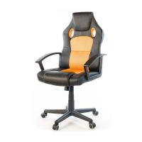 Офисное кресло Аклас Анхель PL TILT чёрно-оренжевый Фото
