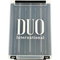 Коробка рибалки DUO Reversible Lure Case 180 Pearl Black/Clear Фото