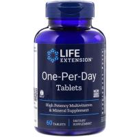 Мультивитамин Life Extension Мультивитамины Одна в День, One-Per-Day, 60 табле Фото