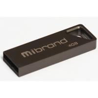USB флеш накопичувач Mibrand 4GB Stingray Grey USB 2.0 Фото