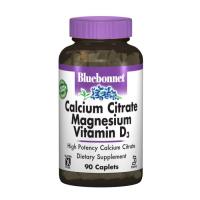 Витаминно-минеральный комплекс Bluebonnet Nutrition Цитрат Кальция, Магний + Витамин D3, 90 капсул Фото