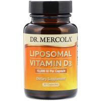 Витамин Dr. Mercola Липосомальный Витамин D3, 10000 МЕ, Liposomal Vita Фото