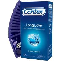 Презервативи Contex Long Love з анестетиком латексні з силікон. змазко Фото