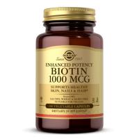 Витамин Solgar Биотин (В7) 1000 мкг, Biotin, 100 вегетарианских Фото