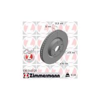 Гальмівний диск ZIMMERMANN 530.2467.20 Фото