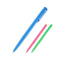 Ручка шариковая Delta by Axent автоматическая Синяя 0.7 мм Корпус ассорти Фото