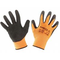 Защитные перчатки Neo Tools робочі, поліестер з латексним покриттям, р. 8 Фото