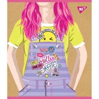 Тетрадь Yes А5 Girls Крафт 18 листов линия 5 дизайнов Фото