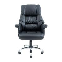 Офисное кресло Richman Конгрес хром к/з чорний Фото