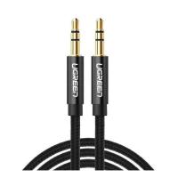 Кабель мультимедийный Ugreen 3.5mm M to 3.5mm M 1.0m AV112 black Фото