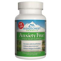 Витаминно-минеральный комплекс Ridgecrest Herbals Комплекс для Снижения Стресса, Anxiety Free, Ridge Фото