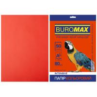Папір Buromax А4, 80g, INTENSIVE red, 50sh Фото