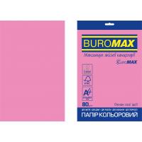 Папір Buromax А4, 80g, NEON pink, 20sh, EUROMAX Фото