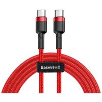 Дата кабель Baseus USB-C to USB-C 2.0m USB 3.1 3A red-black Фото