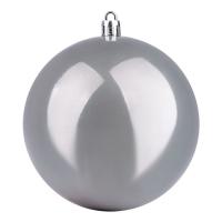 Ялинкова іграшка YES! Fun куля 10 см, сіра, перламутрова Фото