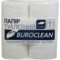 Туалетная бумага Buroclean белая 4 рулона Фото