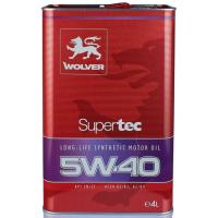 Моторное масло Wolver Supertec 5W-40 4л Фото