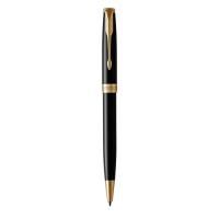 Ручка шариковая Parker SONNET 17 Black Lacquer GT BP Фото
