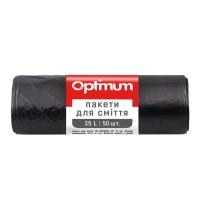Пакети для сміття PRO service Optimum HD Чорні 35 л 50 шт. Фото